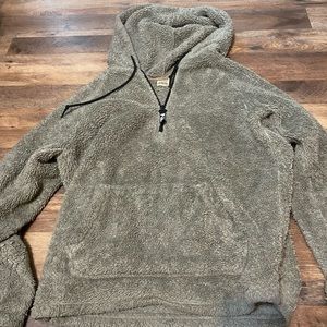 Fleece pink hoodie